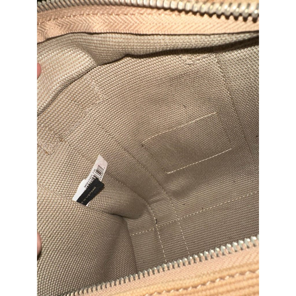 ORIG Preloved MJ The Jacquard Small Tote Bag Camel Brown