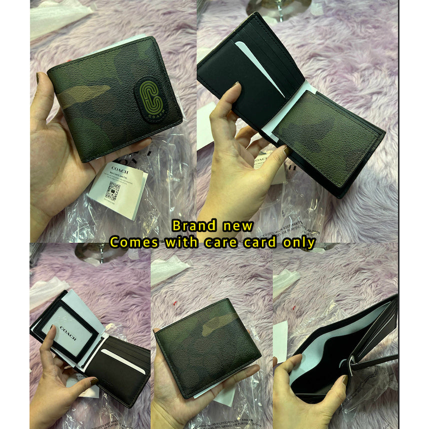 ORIG & IMPORTED CCH Compact Men Bifold Wallet Black/Brown