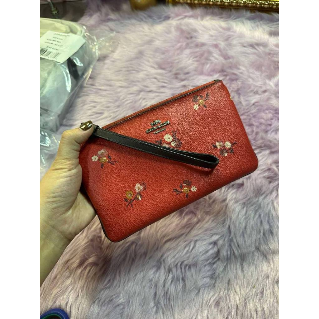 ORIG Preloved CCH Large Wristlet Red Wallet