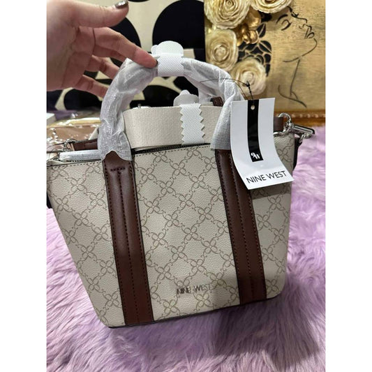 ORIG & IMPORTED Nine West Kylee Mini Tote Crossbody Brown Bag