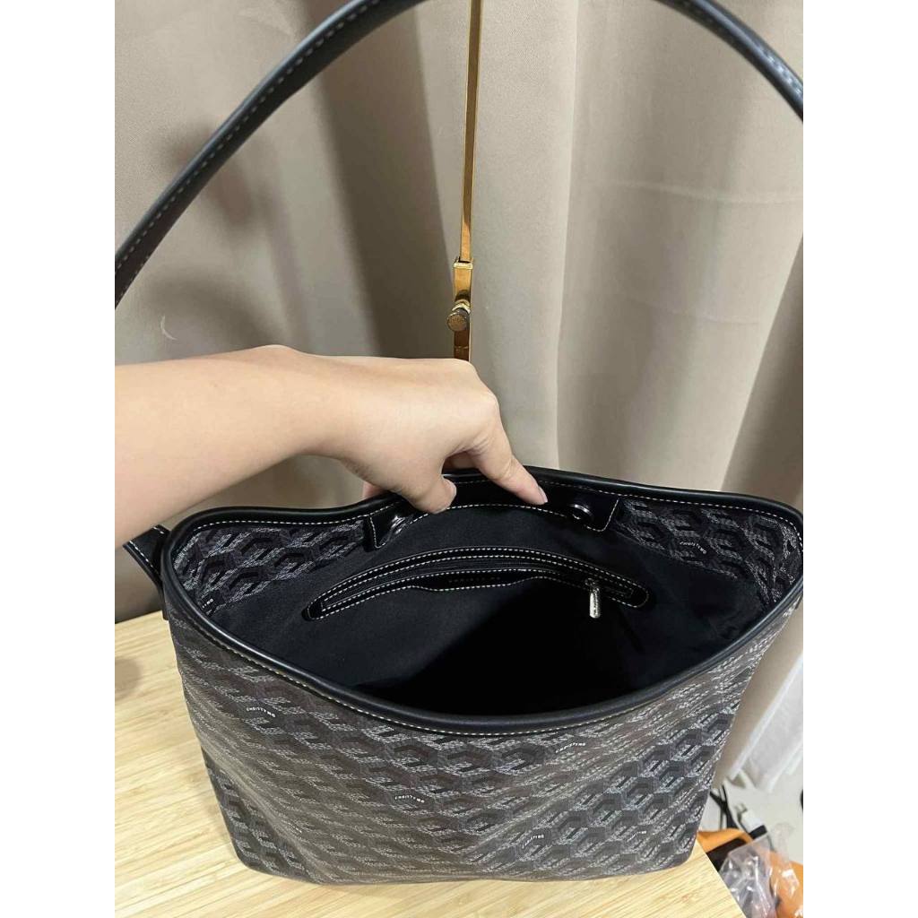 ORIG Preloved Cristy Ng Alesso Large Hobo Bag Black