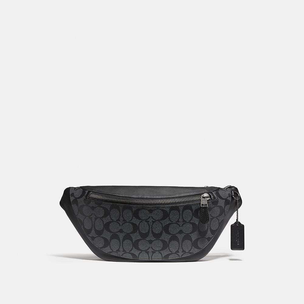 ORIG & IMPORTED CCH Warren Belt Men Black Bag In Signature Canvas