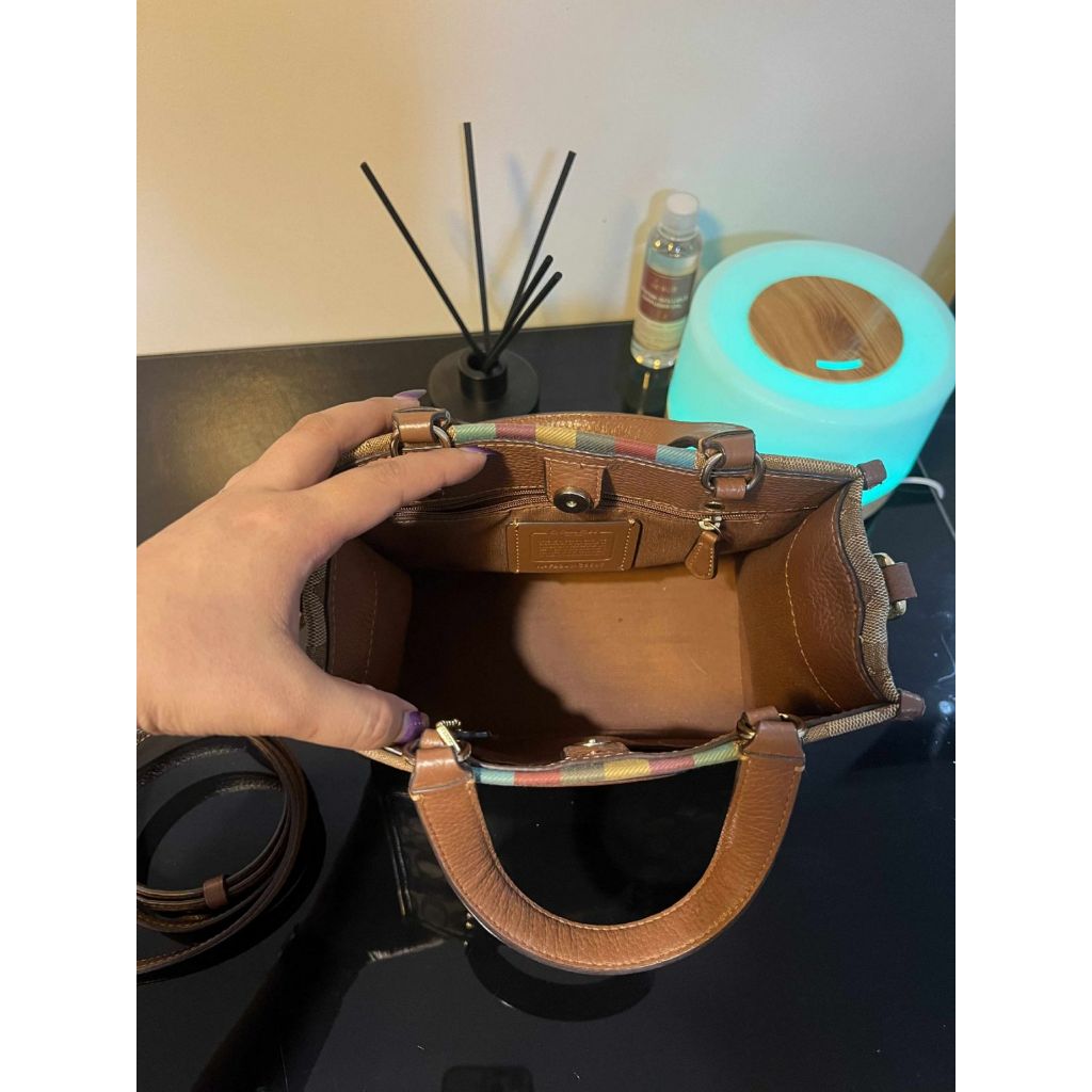 ORIG Preloved CCH Dempsey Tote 22 Small Brown Bag