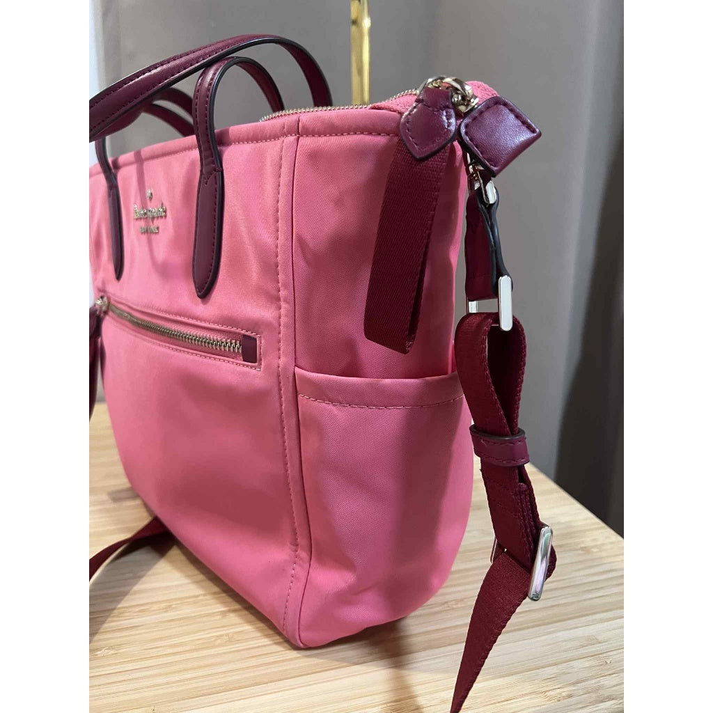 ORIG Preloved KS Chelsea Medium Satchel Pink Nylon Bag