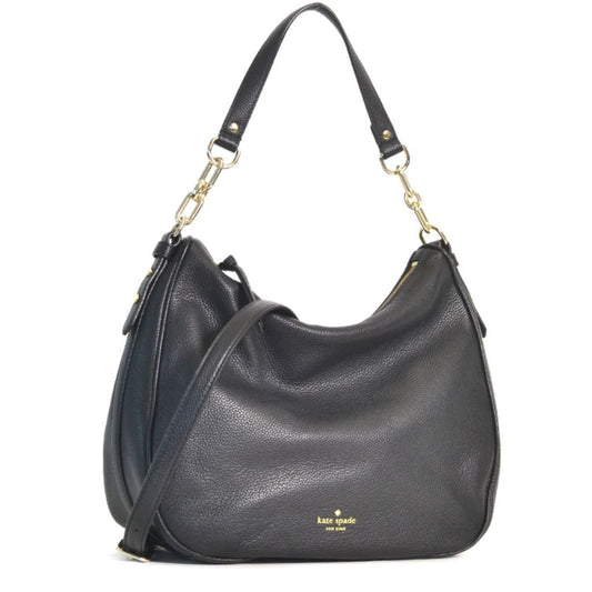 ORIG Preloved KS Mulberry Street Vivian Shoulder Large Black Bag