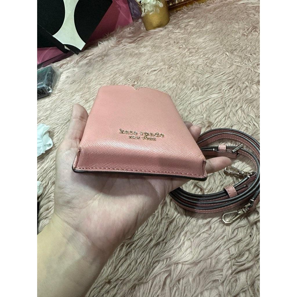 ORIG Preloved KS Spencer Slim Crossbody Phone Small Pink Bag