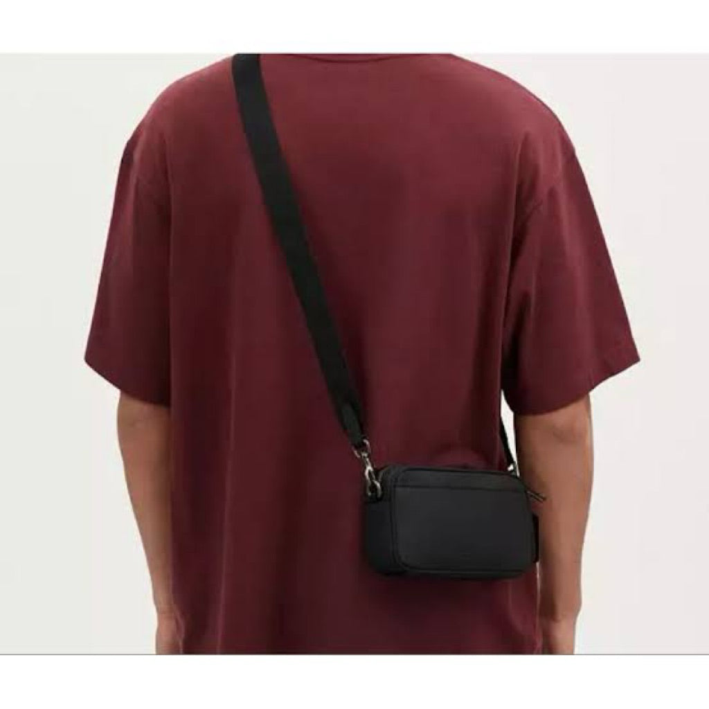 AUTHENTIC/ORIGINAL CCH Jayden Crossbody Men Small Bag Brown Green