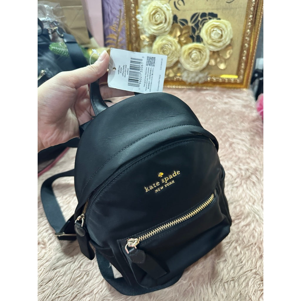 ORIG & IMPORTED KS Chelsea Mini Backpack Nylon Black Bag