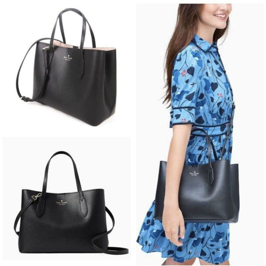 ORIG Preloved KS Harper Satchel Black Bag
