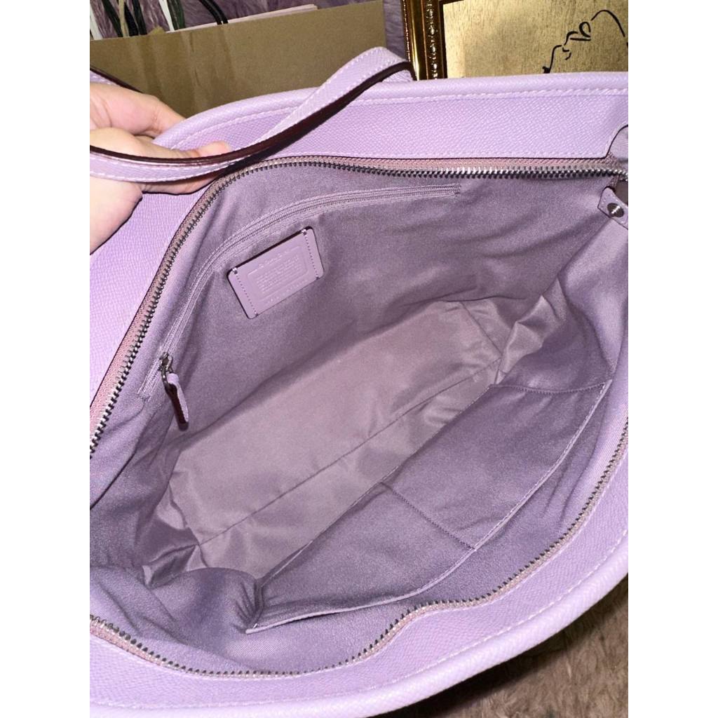 ORIG & IMPORTED CCH City Zip Top Tote Lilac Purple Large Bag