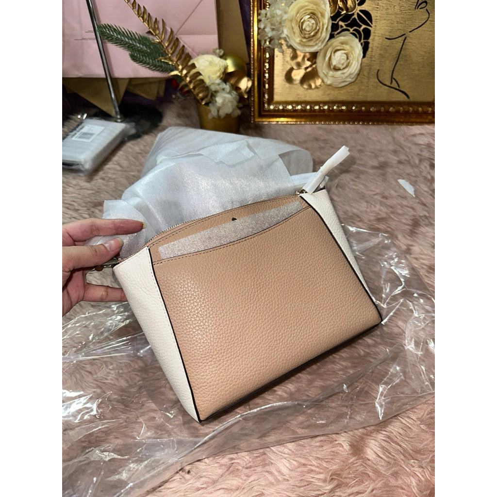 AUTHENTIC/ORIGINAL KS Monica Flap Crossbody Brown Bag