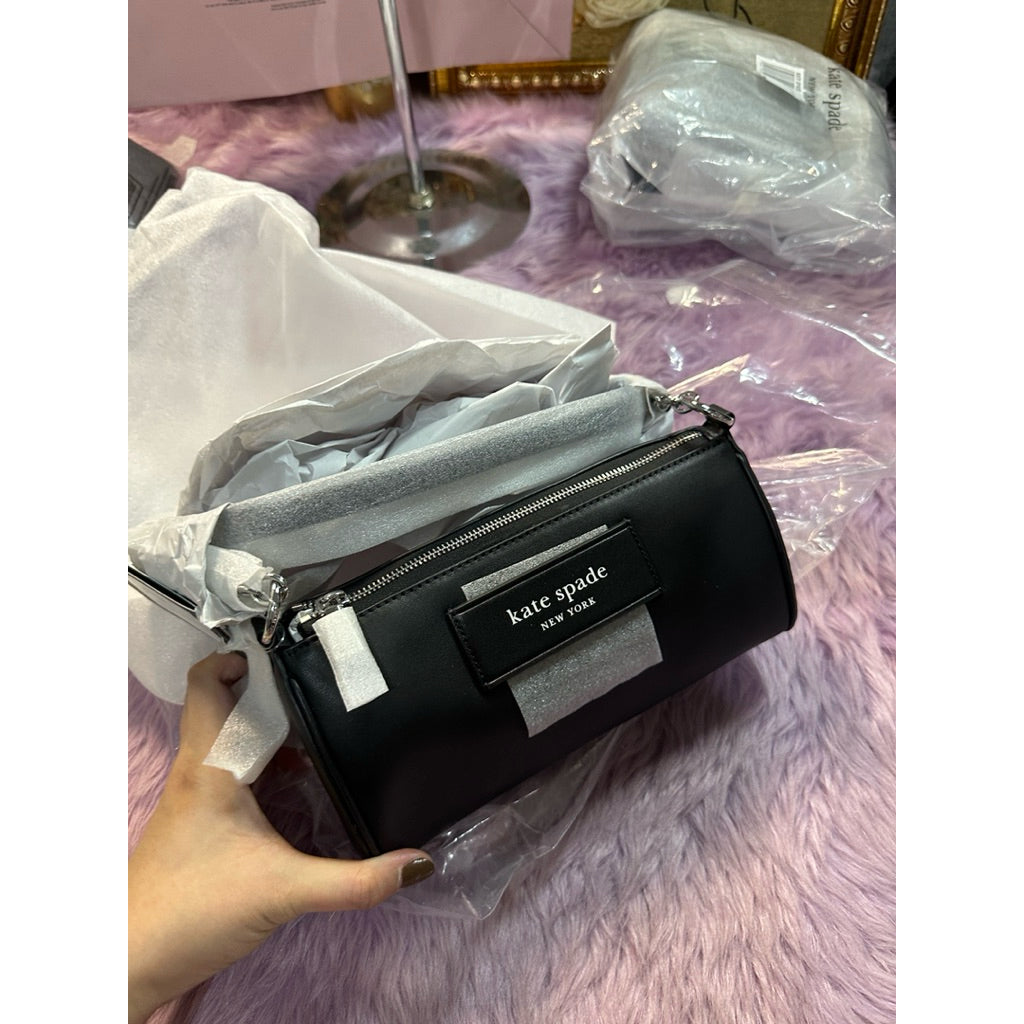 ORIG & IMPORTED KS Label Pochette Small Shoulder Black Bag