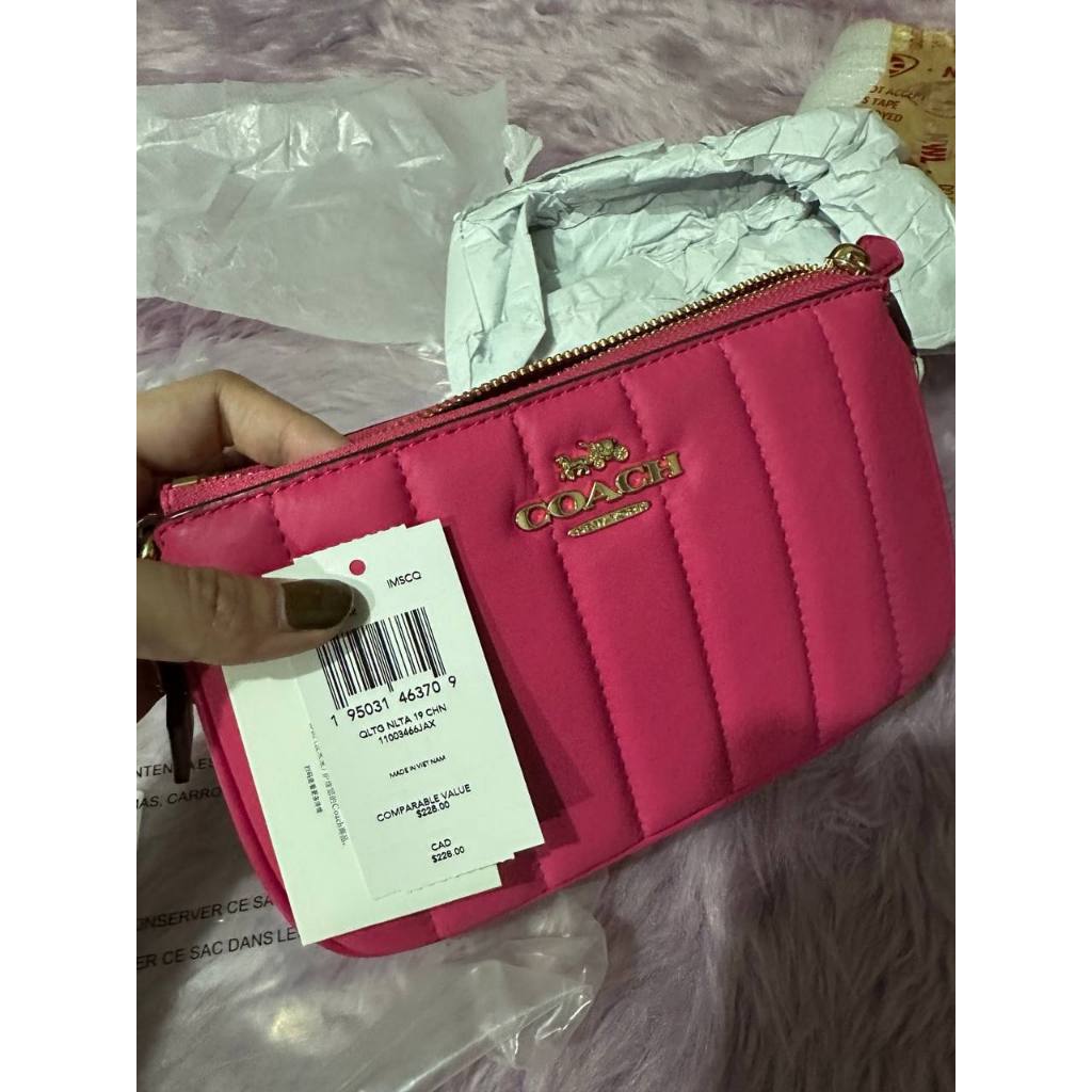 ORIG & IMPORTED RARE CCH Nolita 19 Chain Quilted Pink Small Bag