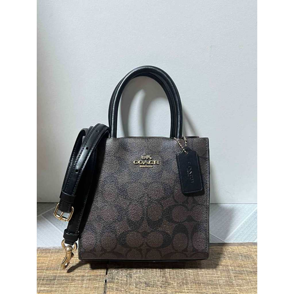 ORIG Preloved CCH RARE Mini Cally Crossbody Small Brown Bag