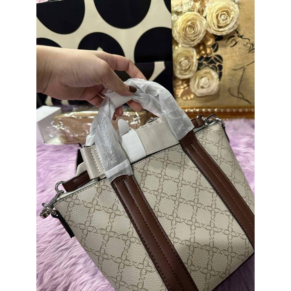 ORIG & IMPORTED Nine West Kylee Mini Tote Crossbody Brown Bag