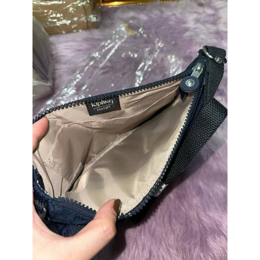 ORIG & IMPORTED Kipling Mikaela Crossbody Small Nylon Blue Bag