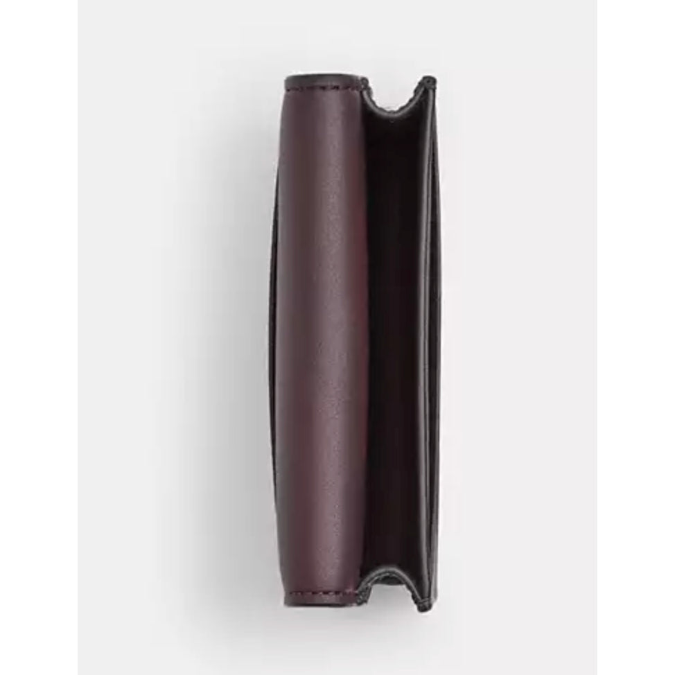 ORIG & IMPORTED CCH Business Card Case Signature Canvas Small Flap Brown Wallet