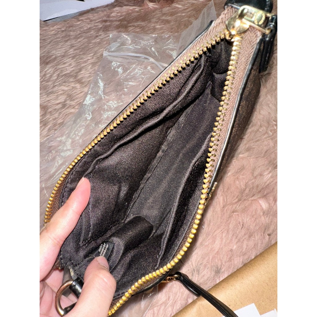 ORIG Preloved CCH Nolita 19 In Signature Canvas Brown Small Bag