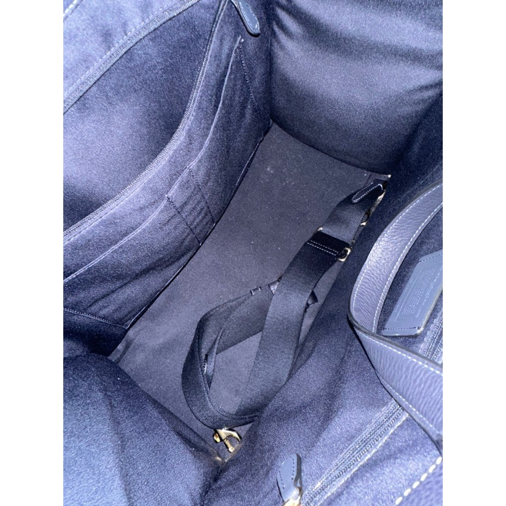 ORIG Preloved CCH Dempsey Tote Large Blue Bag 40 With CCH Patch