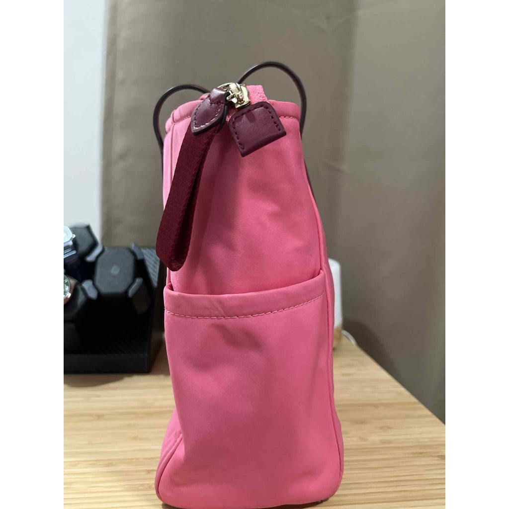 ORIG Preloved KS Chelsea Medium Satchel Pink Nylon Bag