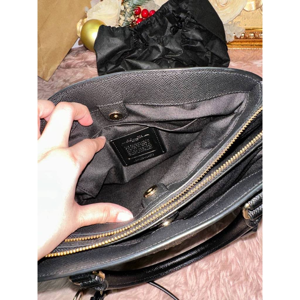 ORIG Preloved CCH Large Sage Carryall Satchel Black Bag