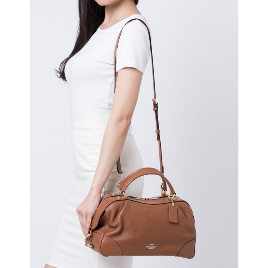 ORIG Preloved RARE CCH Lane Satchel Duffle Brown Bag