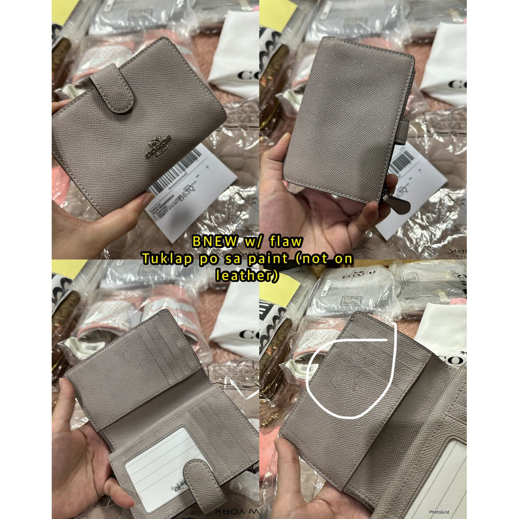 ORIG & IMPORTED CCH MEDIUM CORNER ZIP BIFOLD WALLET