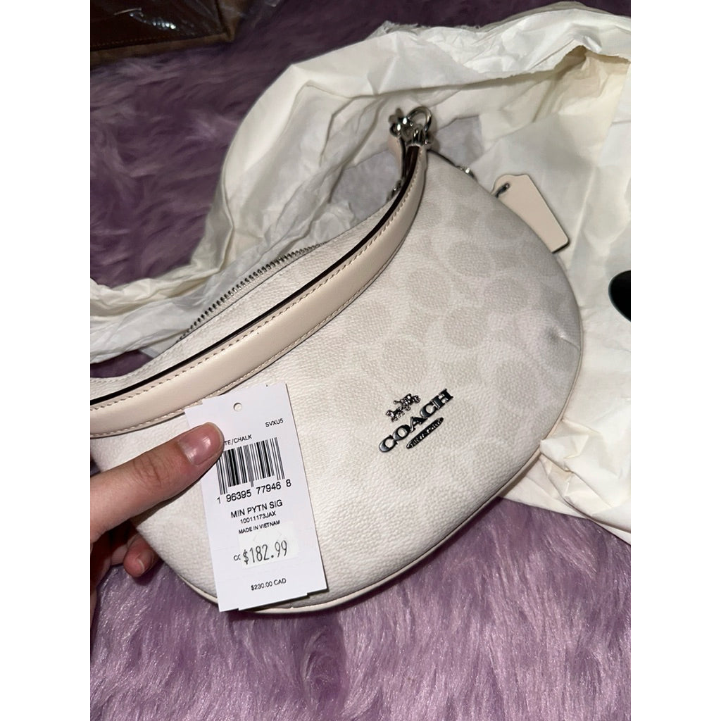 ORIG & IMPORTED CCH Mini Payton Bag In Signature Canvas White