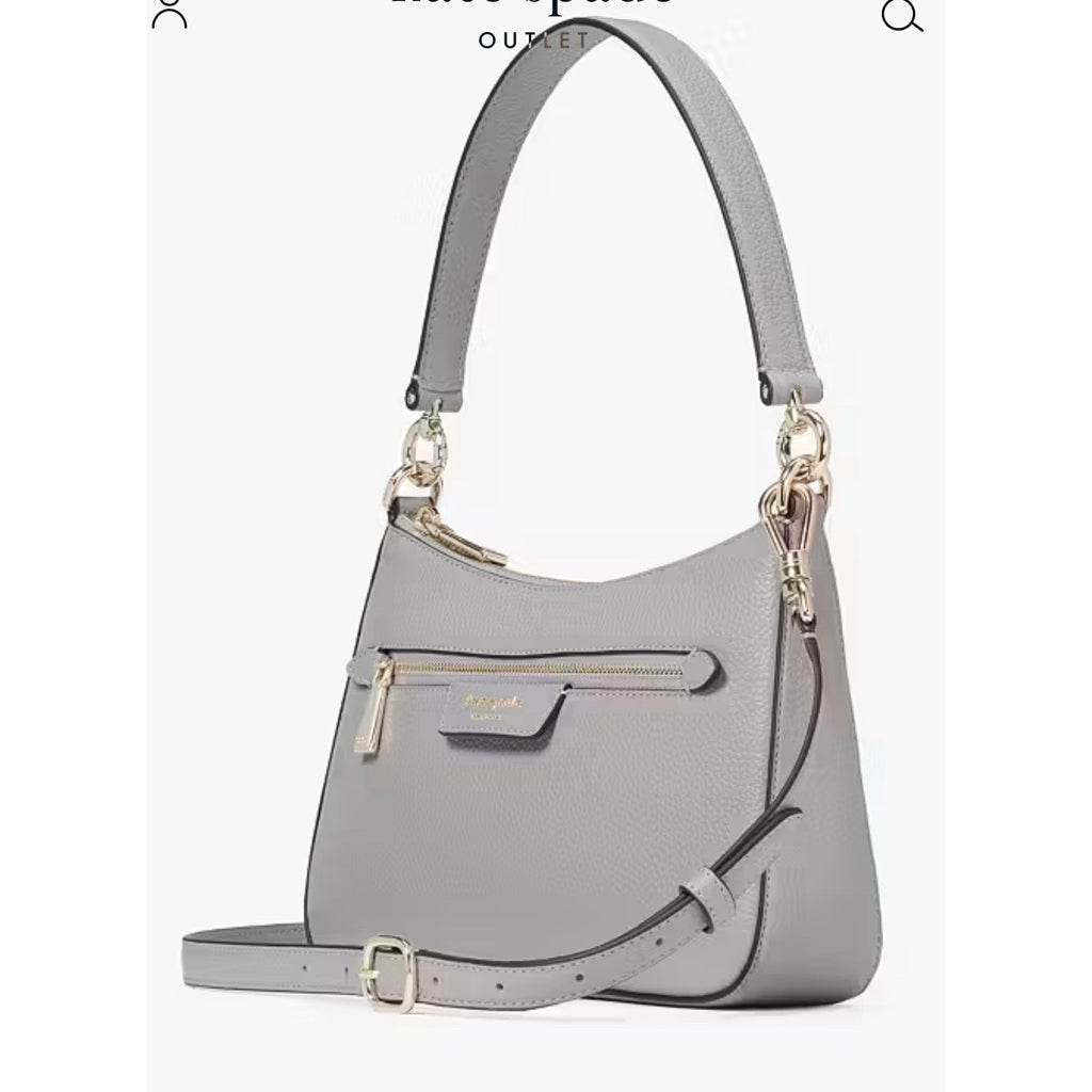 ORIG & IMPORTED KS HUDSON Convertible Crossbody Gray Bag