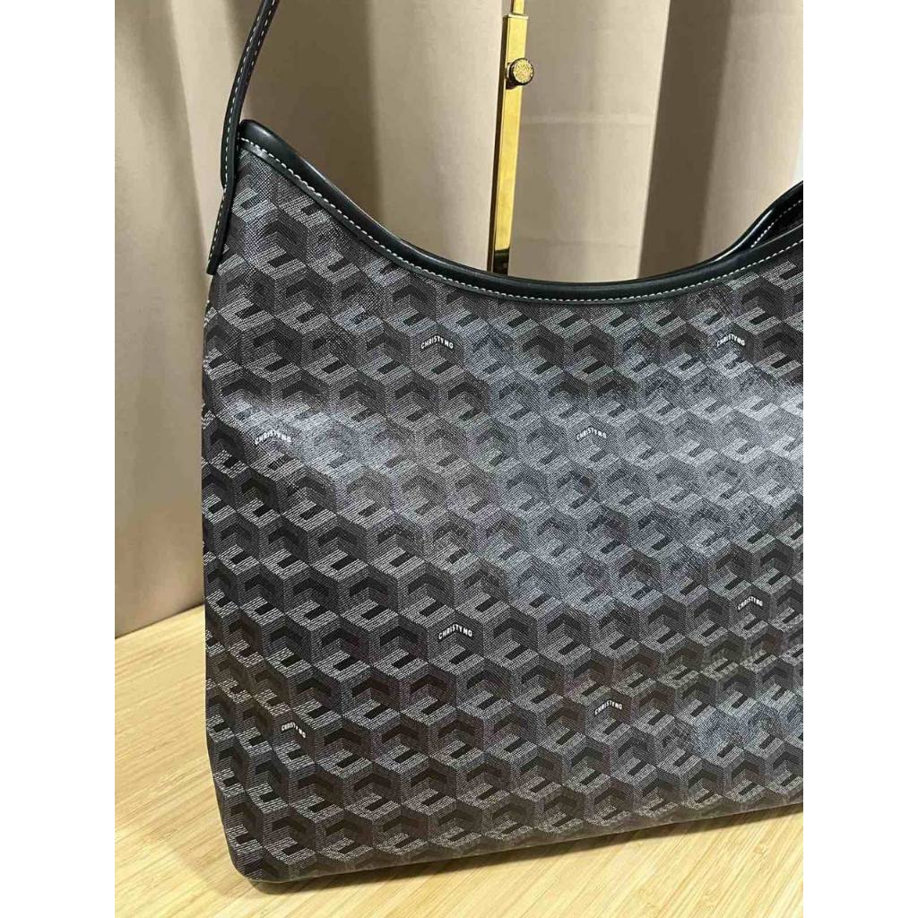 ORIG Preloved Cristy Ng Alesso Large Hobo Bag Black