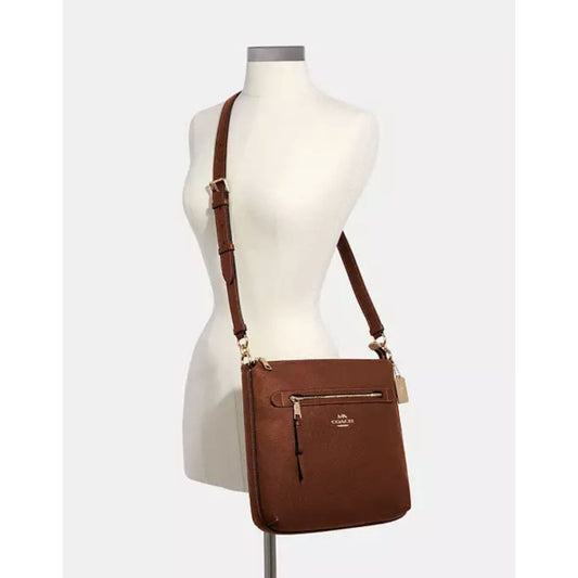 ORIG Preloved CCH Mae File Crossbody Medium Brown Bag