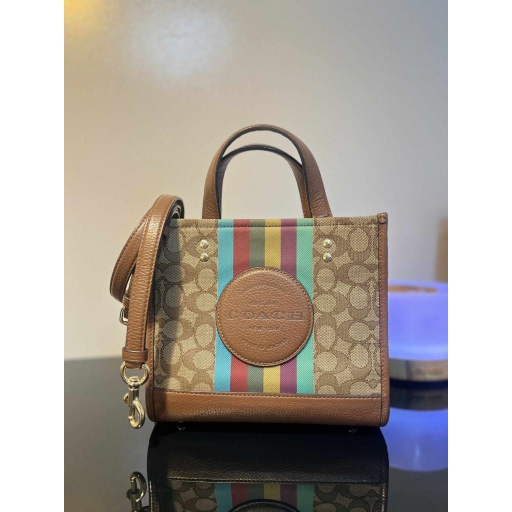 ORIG Preloved CCH Dempsey Tote 22 Small Brown Bag