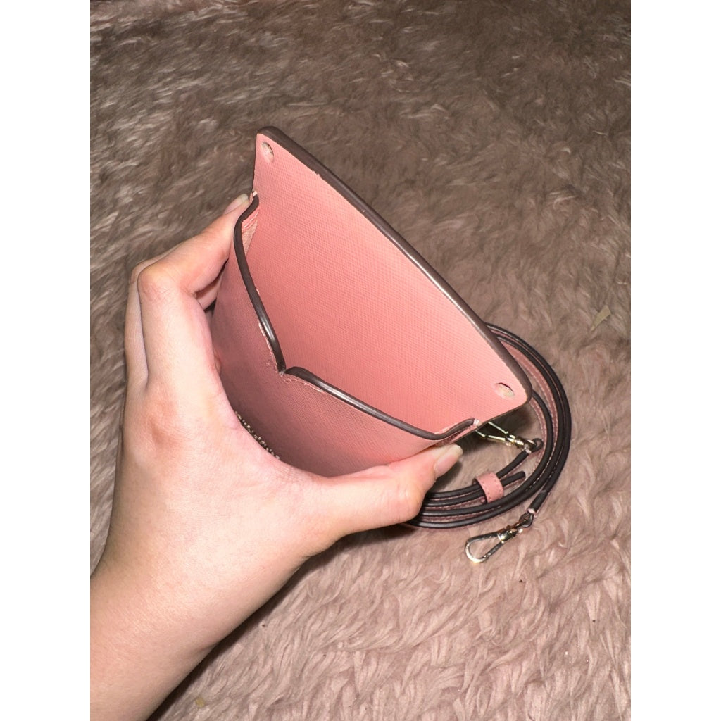 ORIG Preloved KS Spencer Slim Crossbody Phone Small Pink Bag