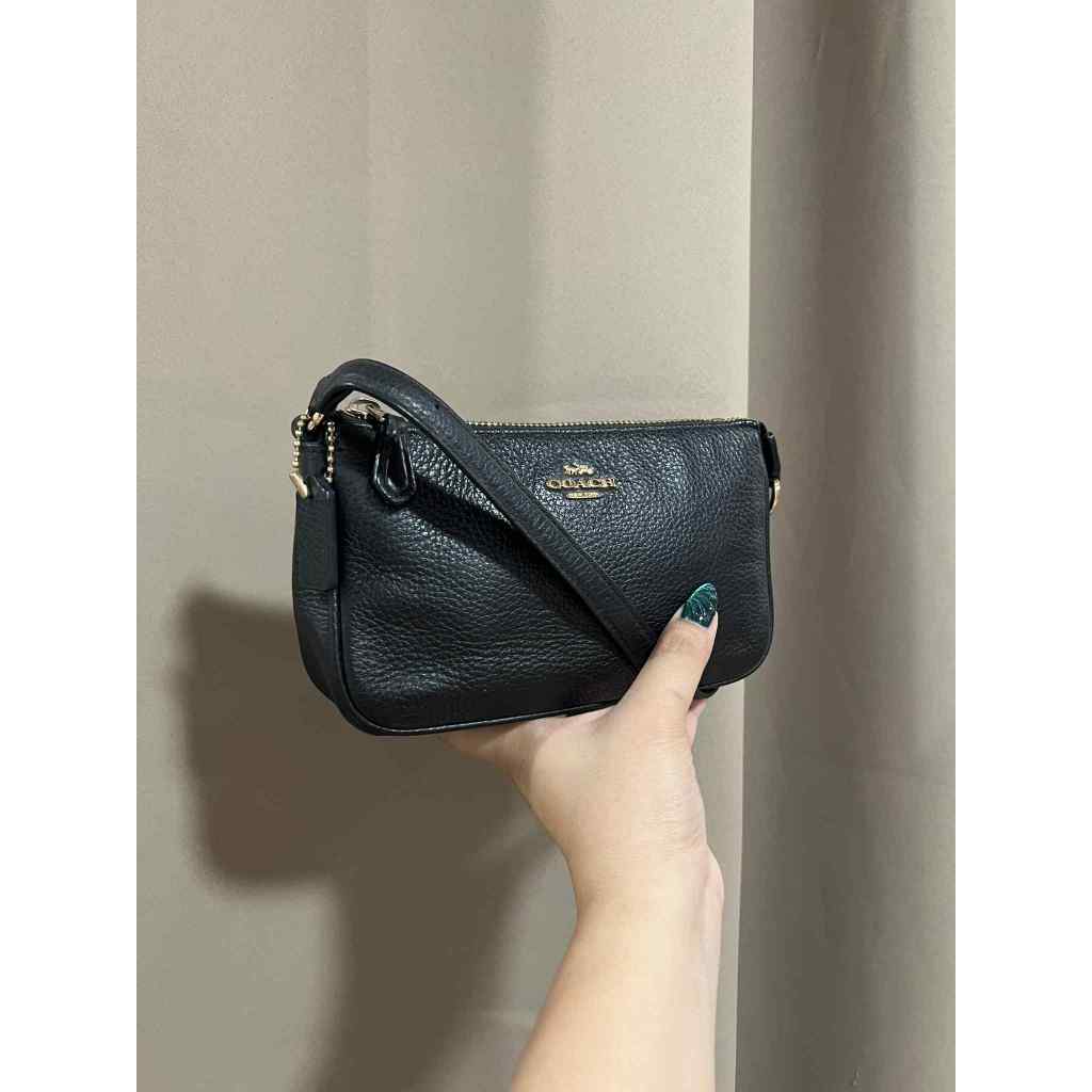 ORIG Preloved RARE CCH Nolita 19 Pebbled Black Wristlet Small Bag
