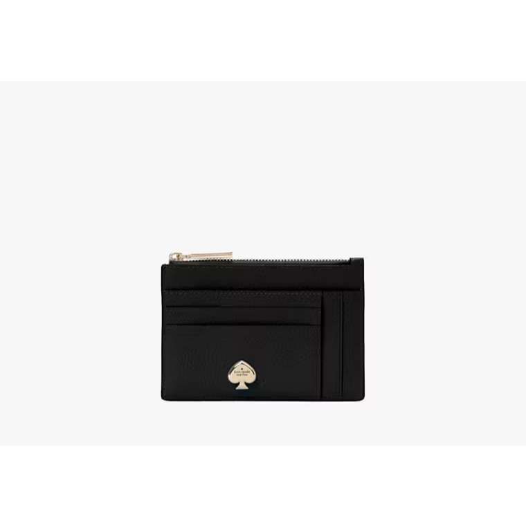 AUTHENTIC/ORIGINAL KS Kayla Large Slim Cardholder Wallet Brown/Black