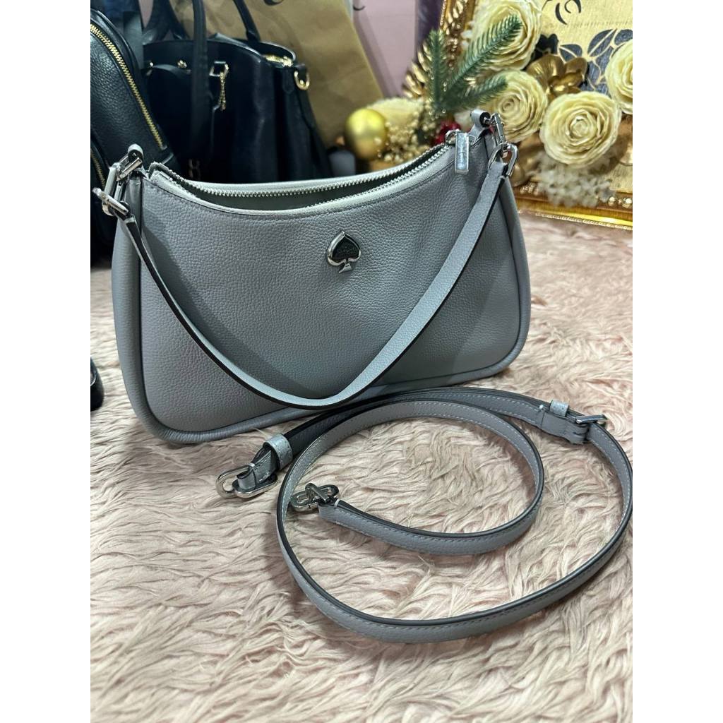 ORIG Preloved KS Kayla Small Convertible Shoulder Bag Gray