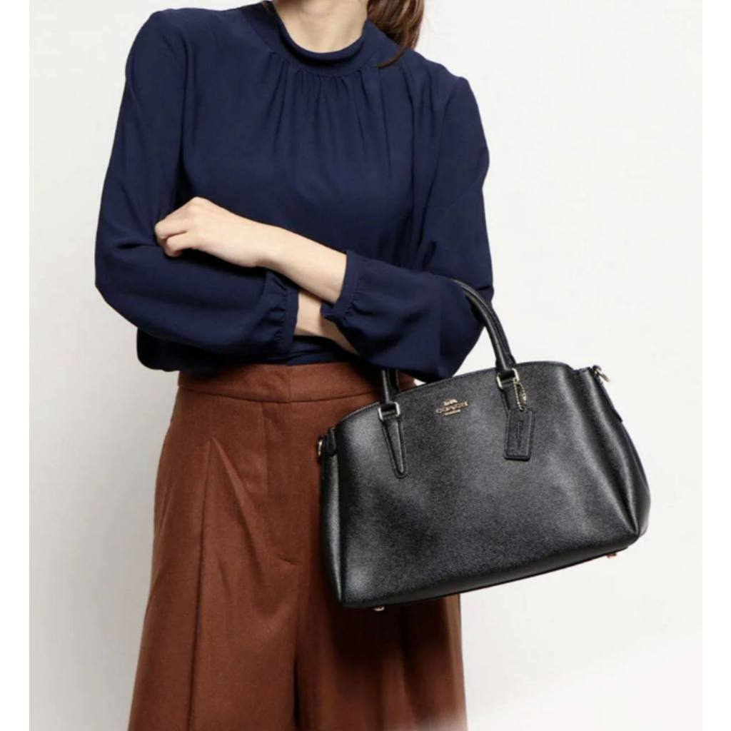 ORIG Preloved CCH Large Sage Carryall Satchel Black Bag