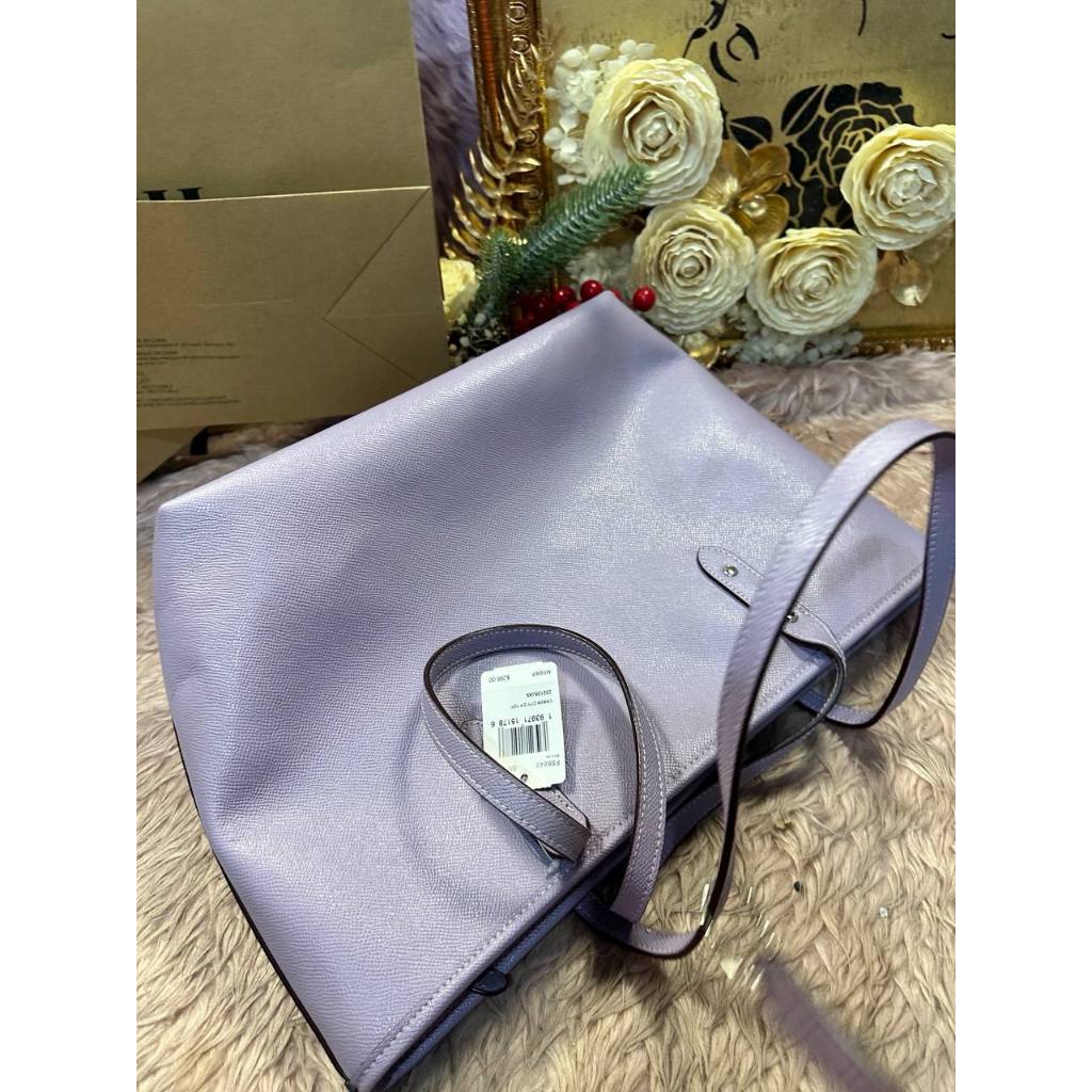 ORIG & IMPORTED CCH City Zip Top Tote Lilac Purple Large Bag