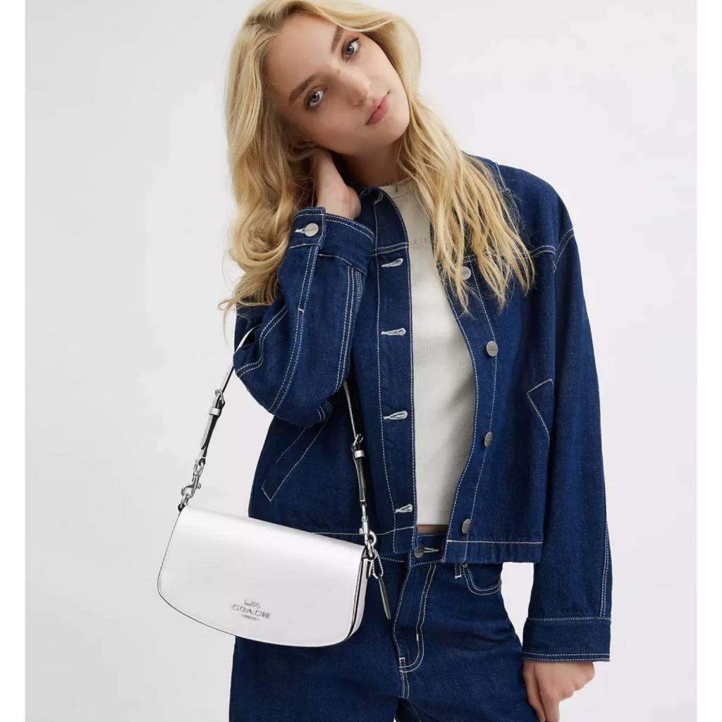 ORIG & IMPORTED CCH Andrea Shoulder Bag Chalk White