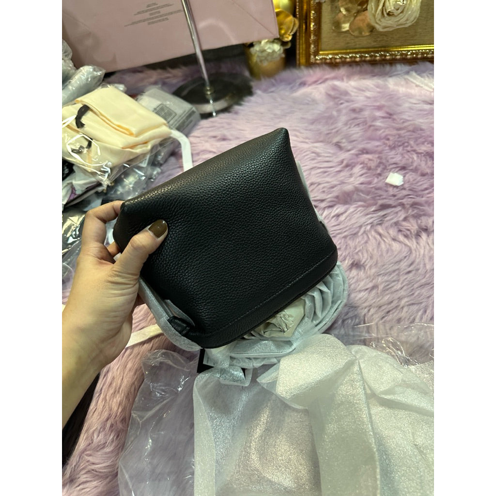 ORIG & IMPORTED KS Knott Mini Crossbody Tote Black Bag