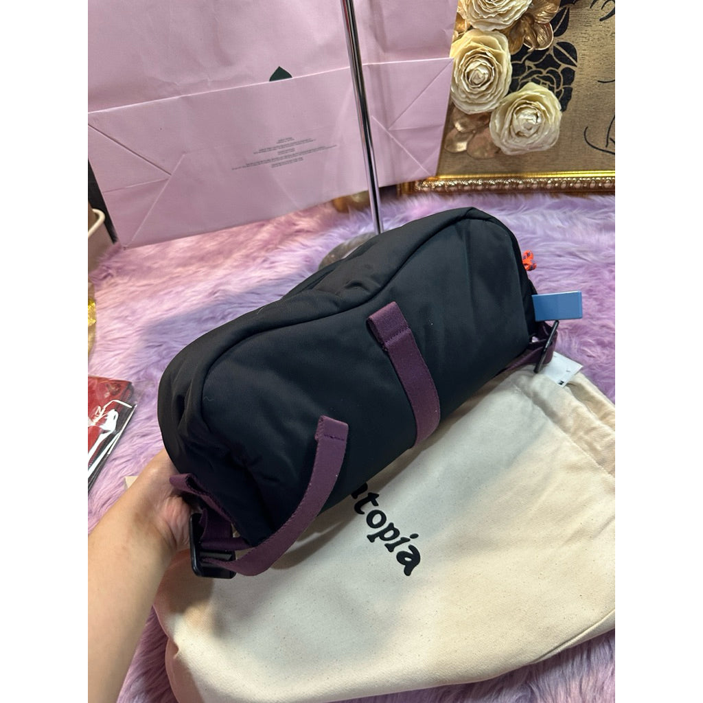 AUTHENTIC/ORIGINAL CCH Retail Coachtopia Loop Puffy Wavy Dinky Bag Black