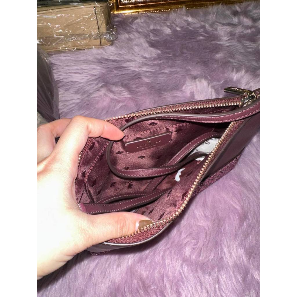 ORIG Preloved KS Greta Glitter Ramey Crossbody Small Pink Bag