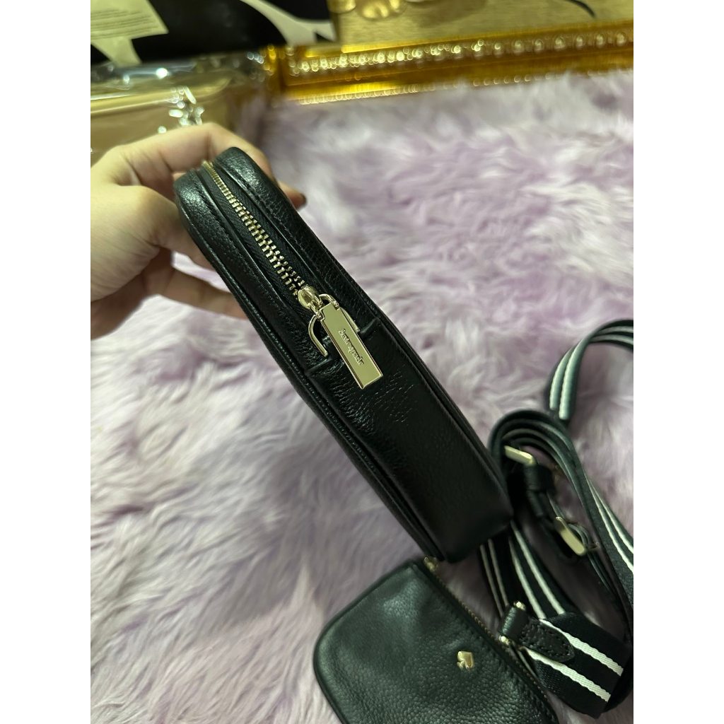 ORIG Preloved KS Rosie North South Phone Black Bag with Wallet