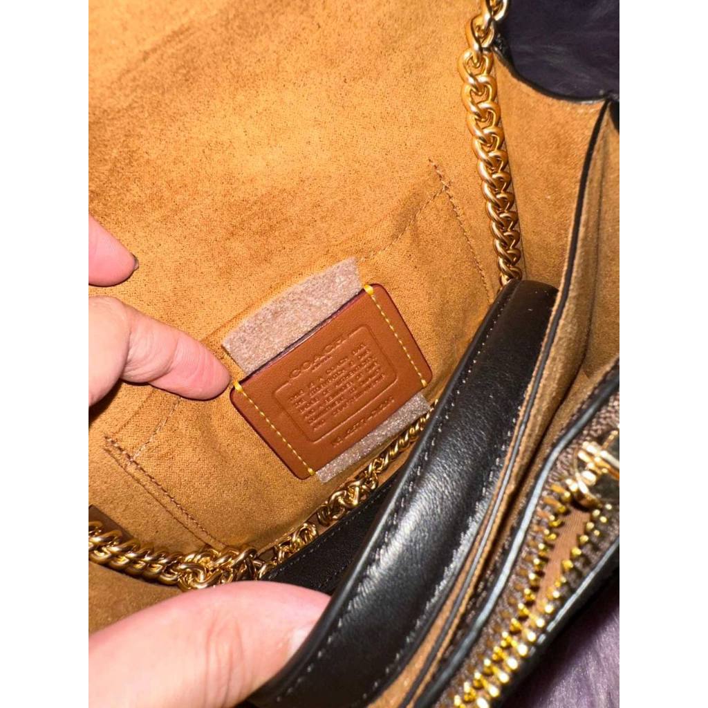 ORIG & IMPORTED CCH Mini Klare Crossbody Small Bag In Signature Canvas in WALNUT BROWN