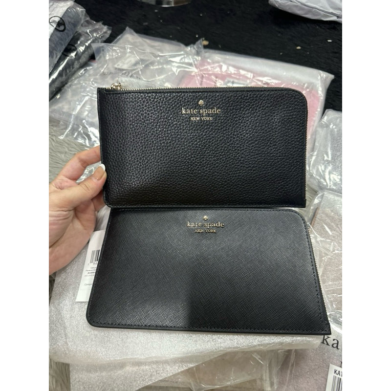 ORIG & IMPORTED KS Lucy Small & Medium L-zip Wristlet Wallet