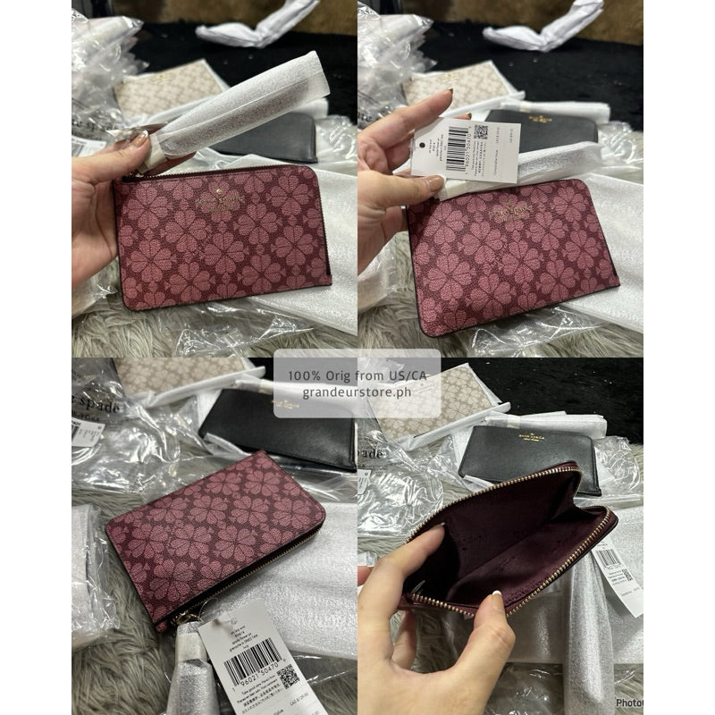 ORIG & IMPORTED KS Lucy Small & Medium L-zip Wristlet Wallet