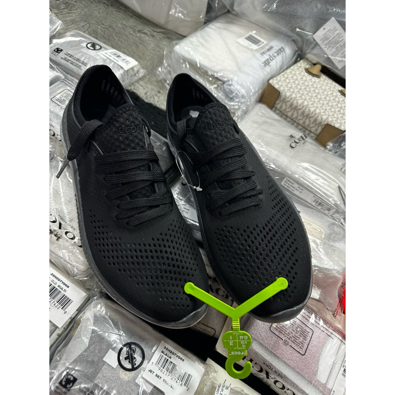 ORIG & IMPORTED Crocs Men’s LiteRide 360 Pacer Shoes in Black/Slate Grey