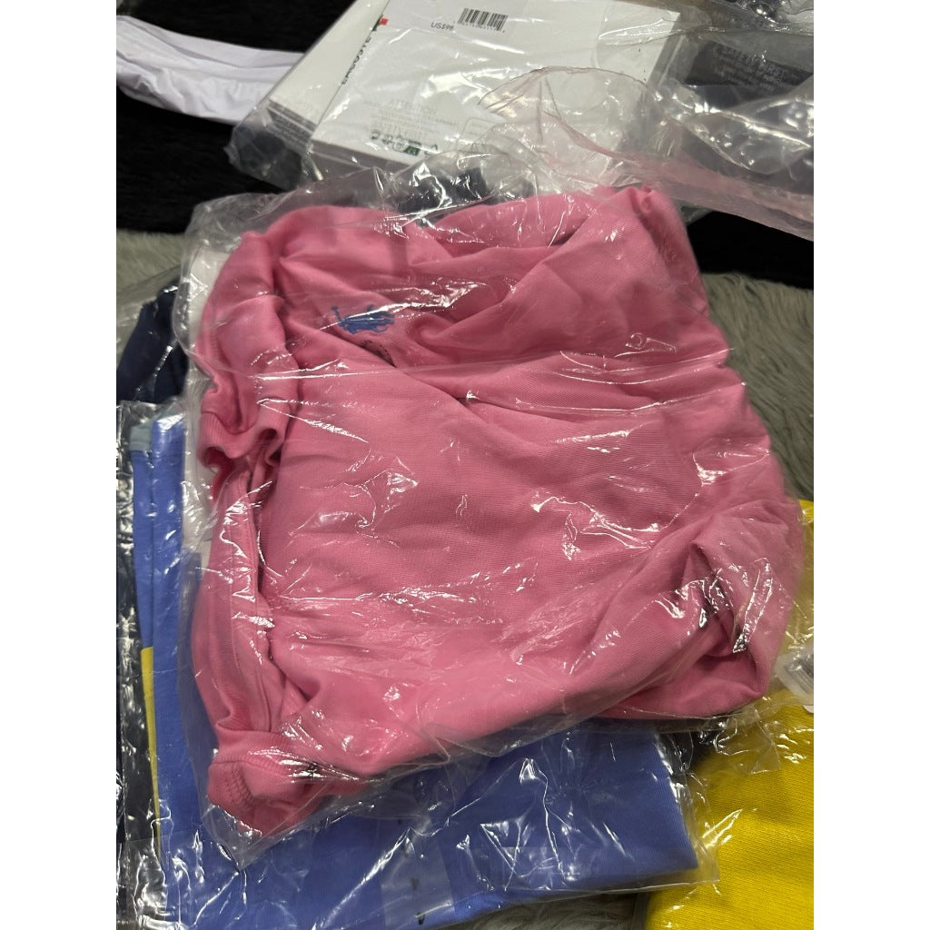ORIG & IMPORTED Ralph RL Classic Fit Performance Jersey Men Shirt in Navy Pink