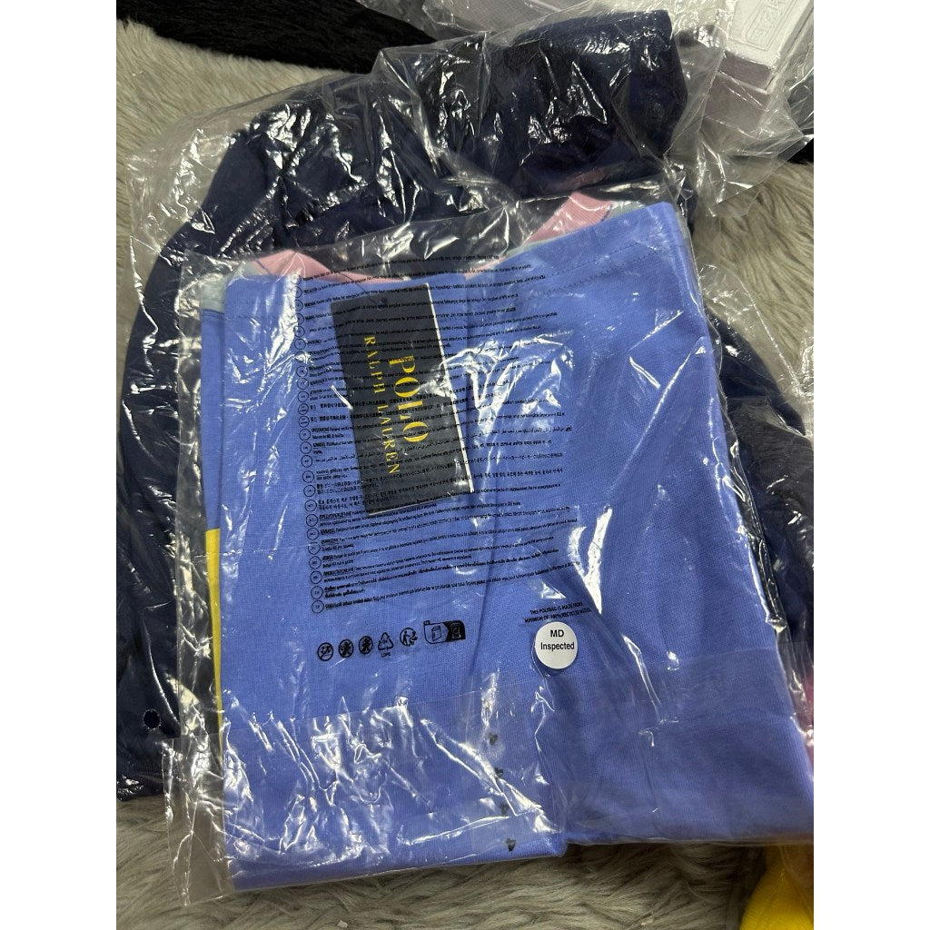 ORIG & IMPORTED Ralph RL Cotton Jersey Crewneck Tee in Garden Pink Kids