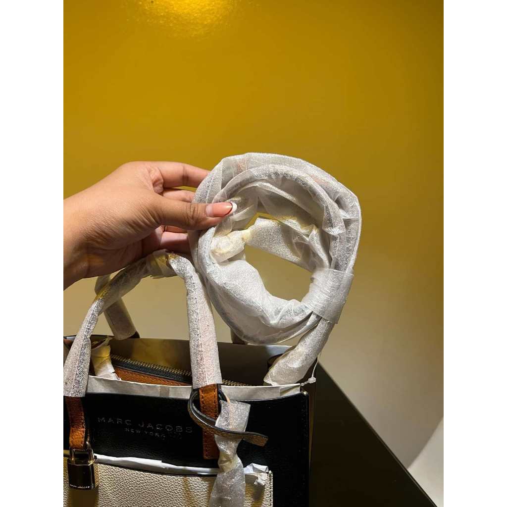 ORIG & IMPORTED MJ Mini Grind Satchel Tote Bag Smoked Almond